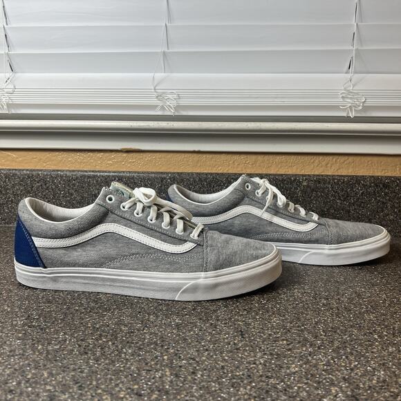 Vans Mens Size 13 Gray/Blue/Green Classic Skater Sneaker Shoe Canvas Lace Up Low - Picture 4 of 11